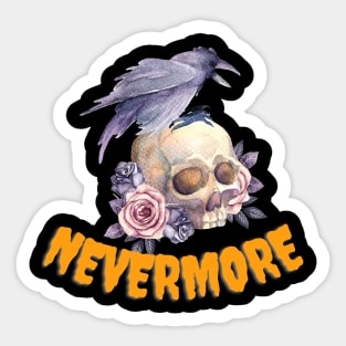 POE NEVERMORE DESIGN Sticker